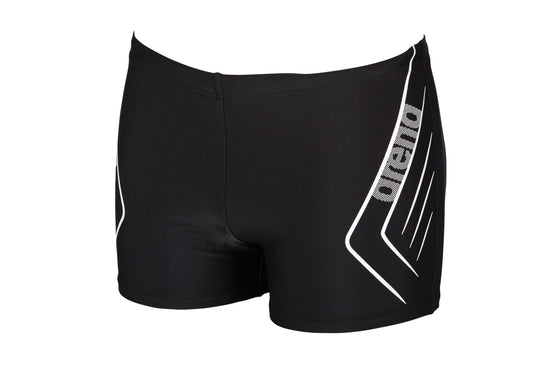ARENA REFLECTING SWIM SHORTS - BLACK
