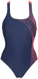 ALTAIR SWIM PRO ONE PIECE DAME - NAVY/LYSERØD