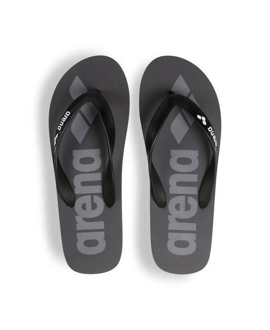 Arena Flip Flops - Asphalt - Seafoam