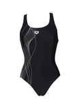 GLIDING SWIM PRO ONE PIECE til kvinder - BLACK/WHITE