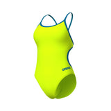 Arena Team Lace Back Badedragt – ARTIC LIME-BLUE COSMO