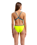 Arena Team Lace Back Badedragt – ARTIC LIME-BLUE COSMO