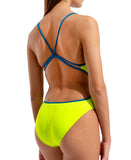 Arena Team Lace Back Badedragt – ARTIC LIME-BLUE COSMO