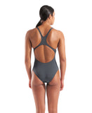 WOMEN'S TEAM SWIMSUIT SWIM PRO SOLID ASPHALT