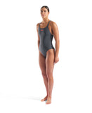 WOMEN'S TEAM SWIMSUIT SWIM PRO SOLID ASPHALT