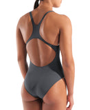 WOMEN'S TEAM SWIMSUIT SWIM PRO SOLID ASPHALT