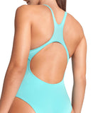 WOMEN'S TEAM SWIMSUIT CHALLENGE SOLID - TURKIS