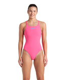 WOMEN'S TEAM SWIMSUIT CHALLENGE SOLID - PINK / BLUE