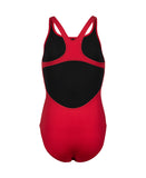 GIRL'S TEAM SWIMSUIT CHALLENGE SOLID - Red