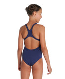 GIRL'S TEAM SWIMSUIT CHALLENGE SOLID - Navy blue