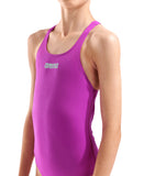 Arena Women's Team Swimsuit Swim Tech Solid – Lyserød