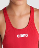 Arena Pige Team Badedragt Tech Solid – Red/White