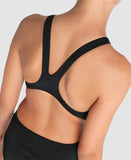 Arena Pige Team Badedragt Tech Solid – Black/White