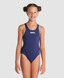 Arena Pige Team Badedragt Tech Solid – Navy/White