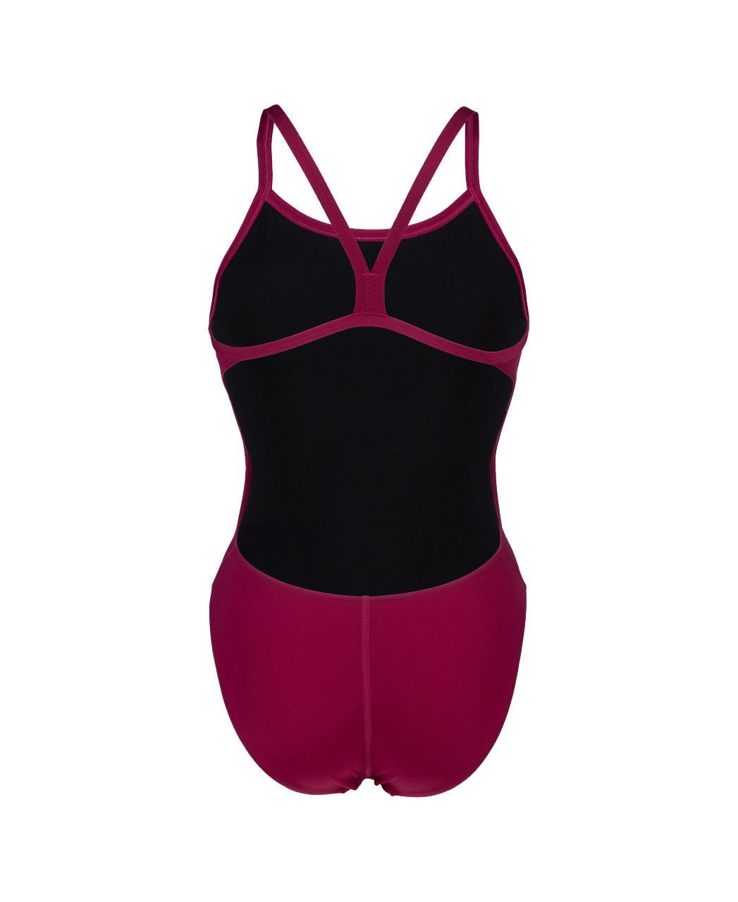 WOMEN'S TEAM SWIMSUIT CHALLENGE SOLID - DARK RED