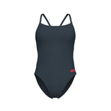 WOMEN'S TEAM SWIMSUIT CHALLENGE SOLID ASPHALT