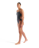 WOMEN'S TEAM SWIMSUIT CHALLENGE SOLID ASPHALT