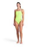 WOMEN'S TEAM SWIMSUIT CHALLENGE SOLID - NEON YELLOW