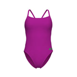 WOMEN'S TEAM SWIMSUIT CHALLENGE SOLID - PINK/GRØN