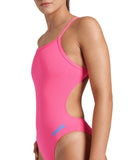 WOMEN'S TEAM SWIMSUIT CHALLENGE SOLID - PINK
