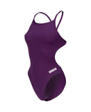 WOMEN'S TEAM SWIMSUIT CHALLENGE SOLID - PLUM
