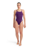 WOMEN'S TEAM SWIMSUIT CHALLENGE SOLID - PLUM