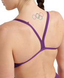 WOMEN'S TEAM SWIMSUIT CHALLENGE SOLID - PLUM
