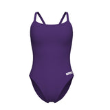 WOMEN'S TEAM SWIMSUIT CHALLENGE SOLID - PLUM