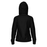 Sweatshirt med hætte til kvinder Team Panel sort