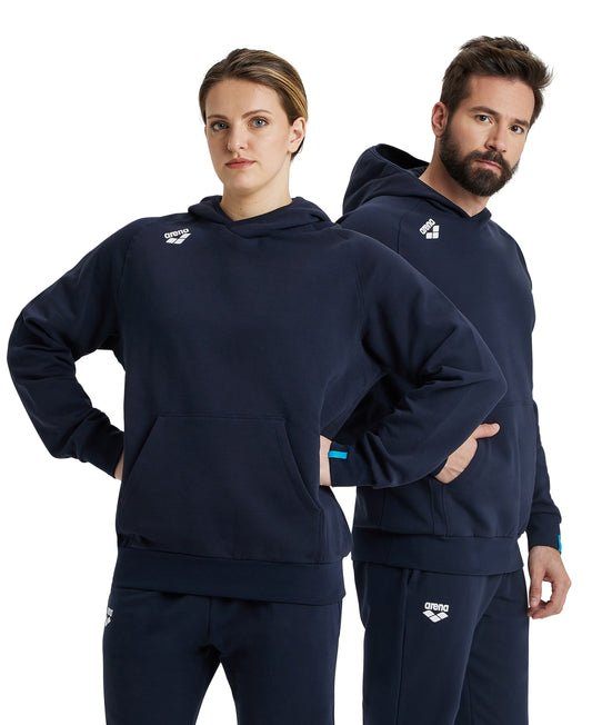 TEAM HOODED SWEAT PANEL NAVY