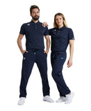 Team Bukser Solid Knitted Poly Unisex - Navy