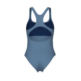 WOMEN'S ARENA SOLID SWIMSUIT CONTROL PRO BACK STONE GREY