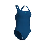 WOMEN'S ARENA SOLID SWIMSUIT CONTROL PRO BACK DUSTY BLUE