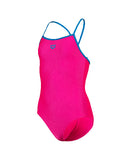 GIRL'S SWIMSUIT LIGHT DROP SOLID FREAK ROSE