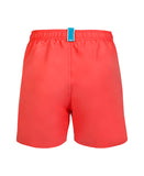 BOYS' BEACH BOXER SOLID - FLUO RED