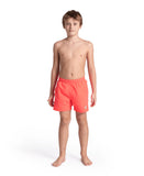 BOYS' BEACH BOXER SOLID - FLUO RED