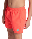 BOYS' BEACH BOXER SOLID - FLUO RED