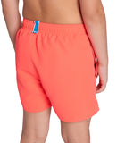 BOYS' BEACH BOXER SOLID - FLUO RED