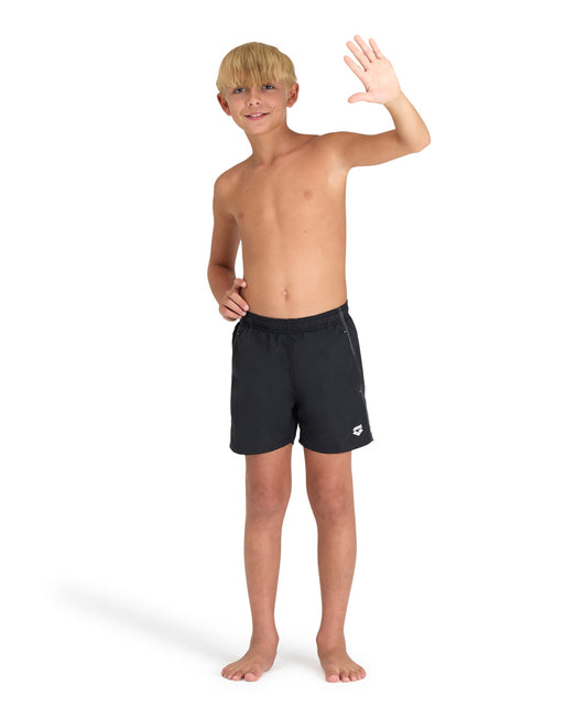 BOYS' BEACH BOXER SOLID - Black