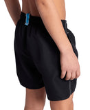 BOYS' BEACH BOXER SOLID - BLACK
