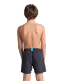 BOYS' BEACH BOXER SOLID - ASPHALT-WATER