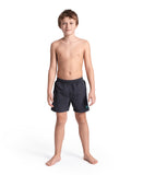 BOYS' BEACH BOXER SOLID - ASPHALT-WATER