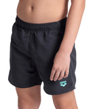 BOYS' BEACH BOXER SOLID - ASPHALT-WATER