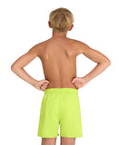BOYS' BEACH BOXER SOLID R - NEON YELLOW