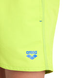 BOYS' BEACH BOXER SOLID R - NEON YELLOW