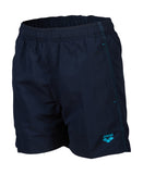 BOYS' BEACH BOXER SOLID - Navy Turquoise