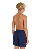 BOYS' BEACH BOXER SOLID - Navy Turquoise