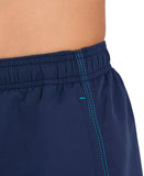 BOYS' BEACH BOXER SOLID - Navy Turquoise