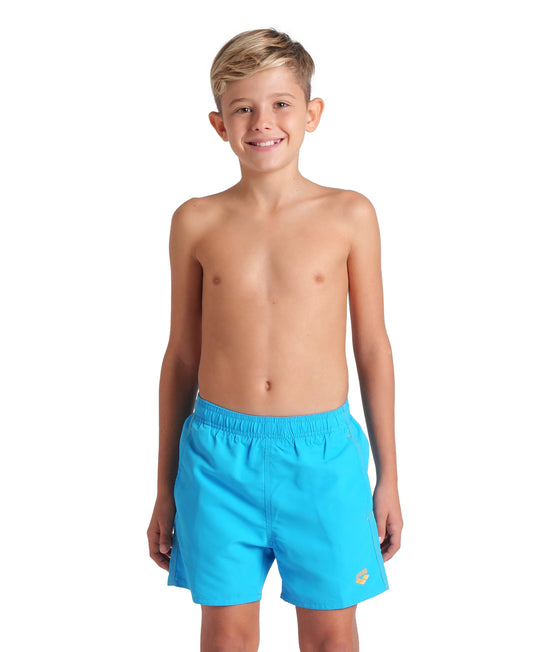BOYS' BEACH BOXER SOLID - LIGHT BLUE