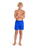 BOYS' BEACH BOXER SOLID - Neon Blue - Soft Green